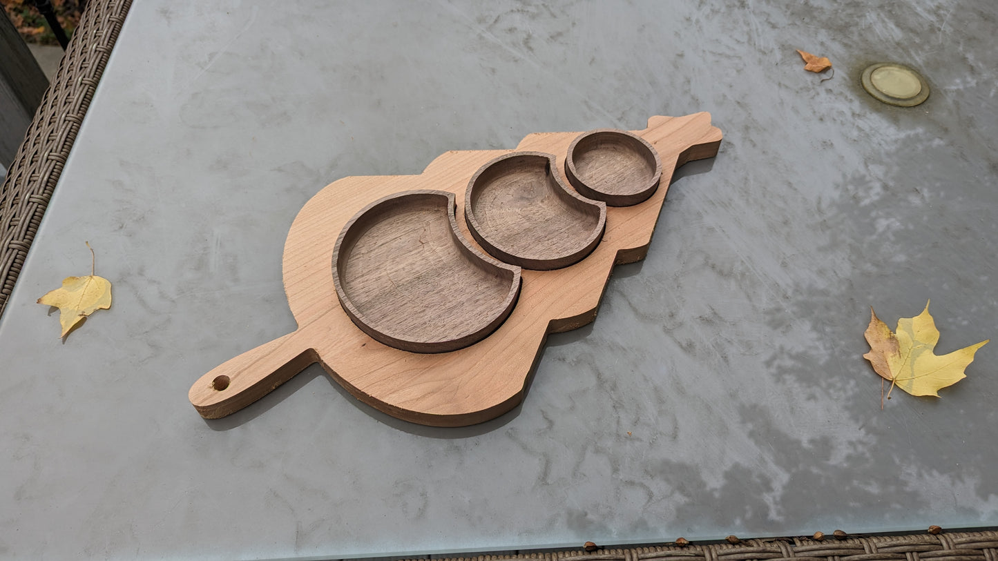 Snowman Holiday Serving Board