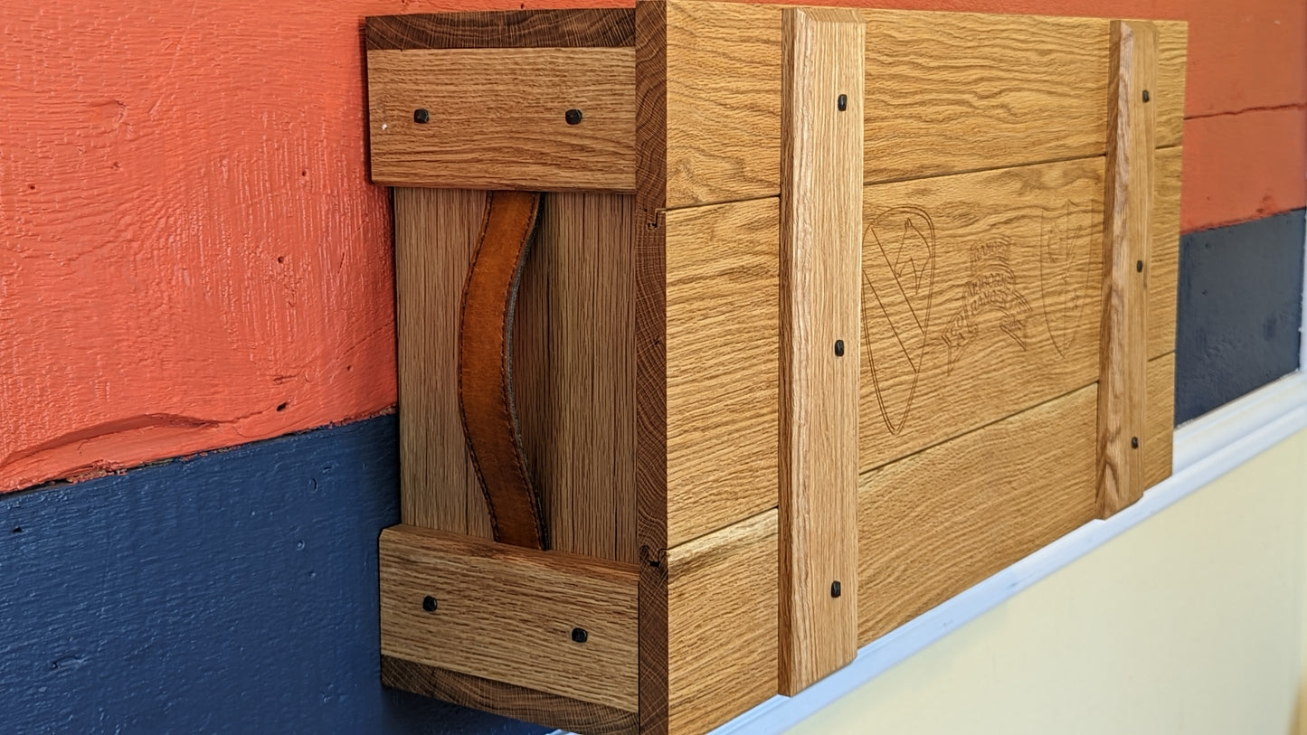 Ammo Crate Bourbon Cabinet