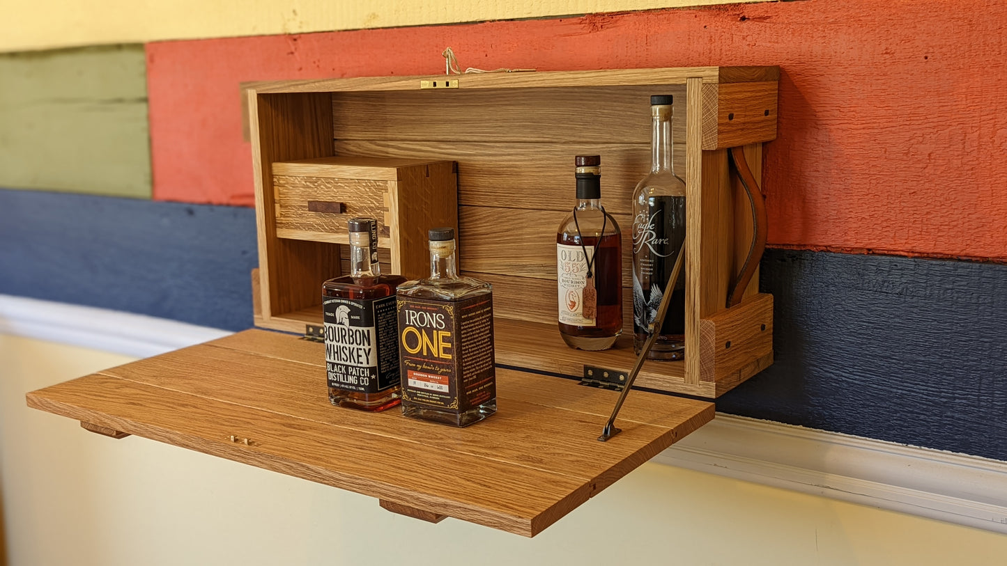 Ammo Crate Bourbon Cabinet