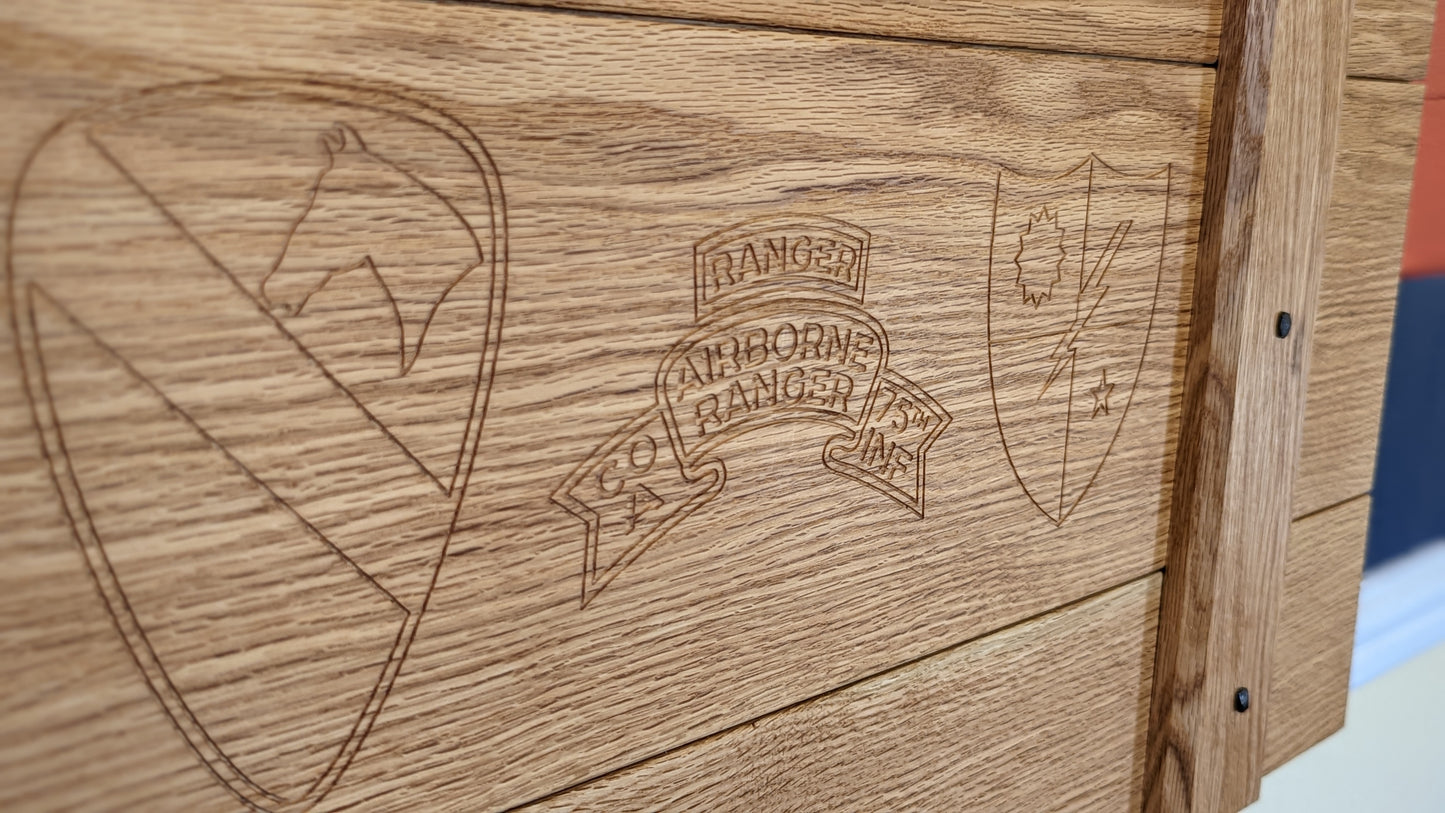 Ammo Crate Bourbon Cabinet