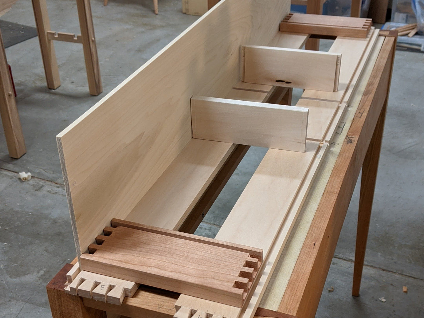 Drawer Construction Exploded View
